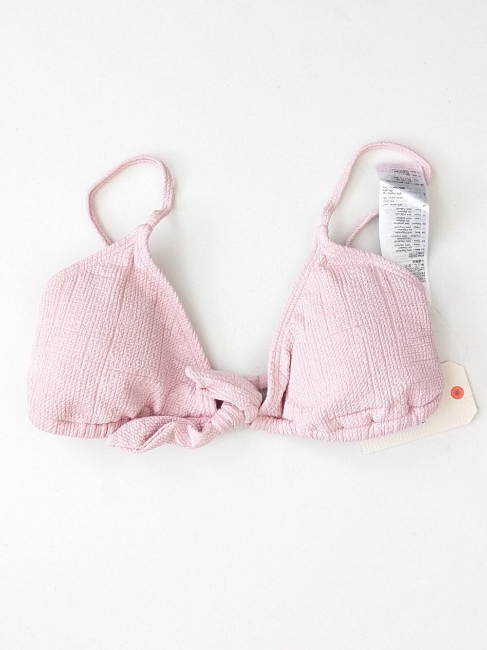 Billabong Sweet Sands Tri Bikini Top Dusty Pink Womens Large